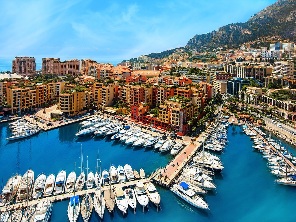 Monaco coastline